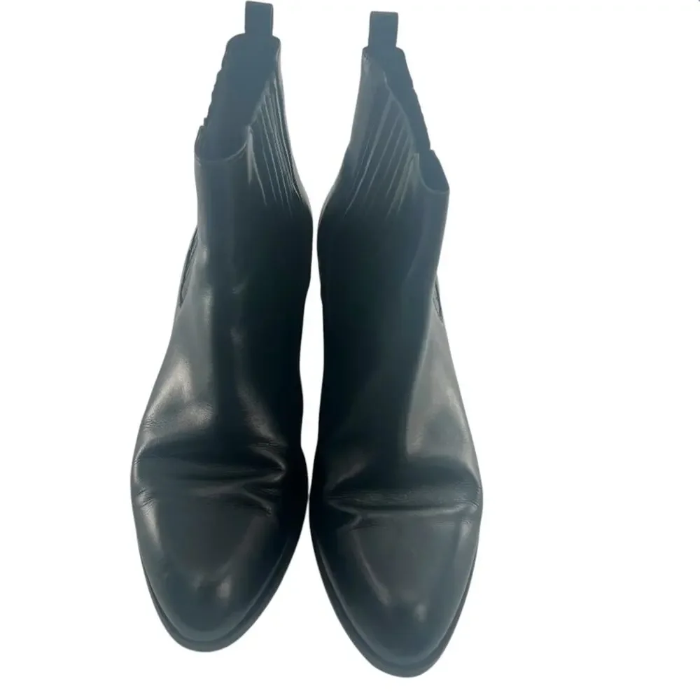 J. Crew black Chelsea boots leather sz 7